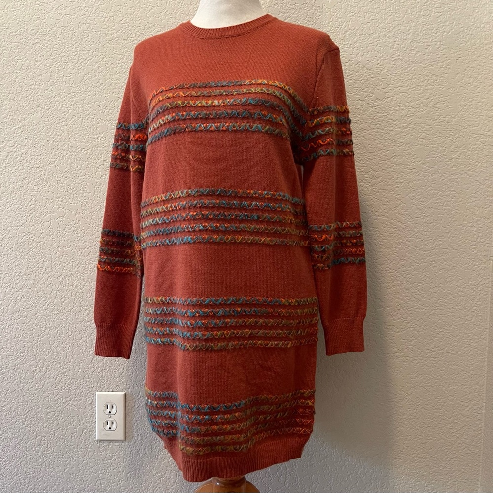 Long sleeve sweater dress